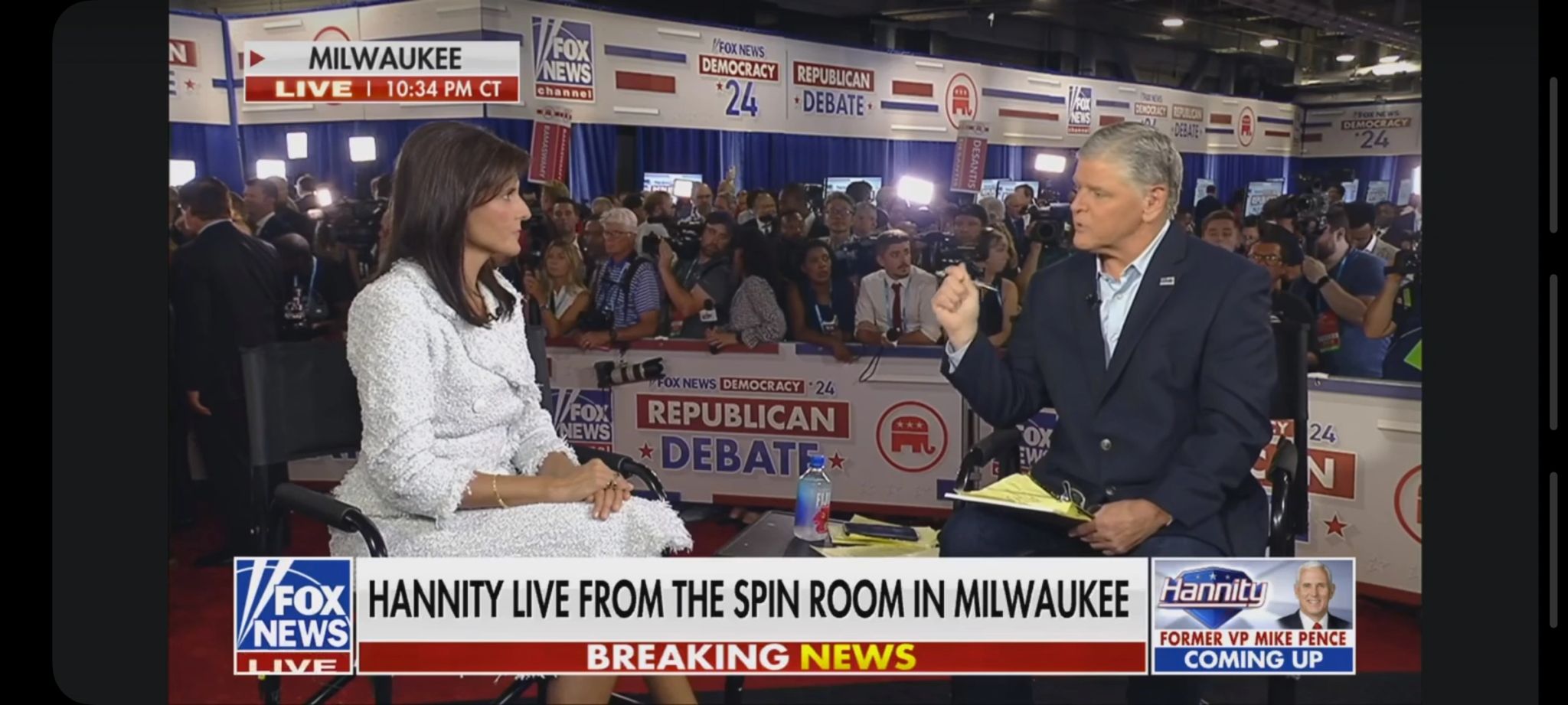Fox News branded environment installation
