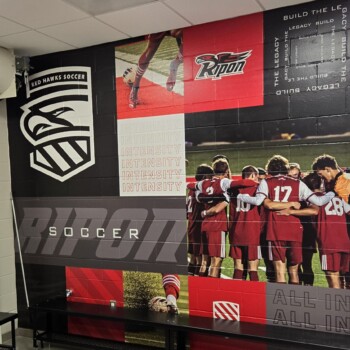 Ripon Soccer Locker Room Wall 2