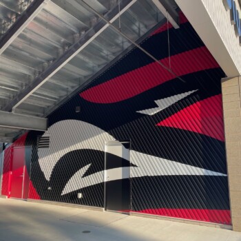 Red Hawks Stadium Graphic