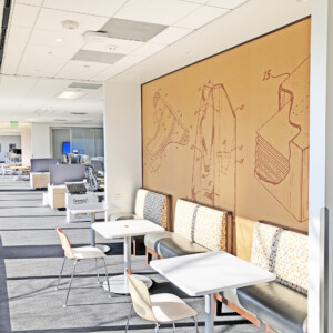 Custom Printed Cork Wallcovering